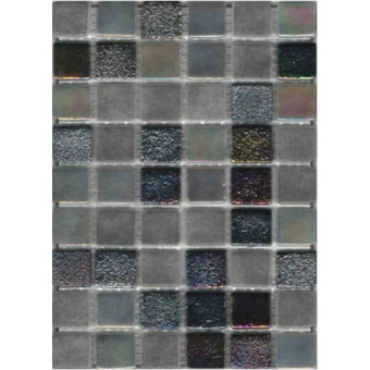 Плитка Мозаика АкваМо Graymattmix 31,7х31,7